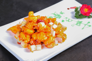 中餐美食-热菜-宫保虾球