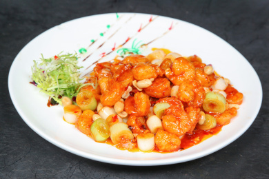 中餐美食-热菜-宫保虾球