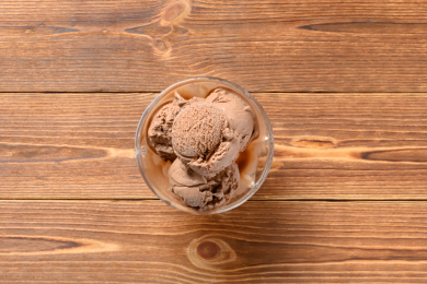 新鲜巧克力雪糕球 雪糕