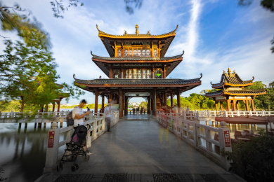 中国广东省惠州市丰渚园景区