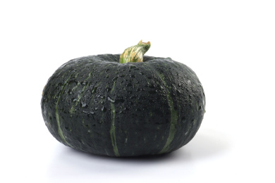 放在白色背景上的迷你贝贝南瓜