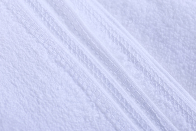 白色布做工细节线头