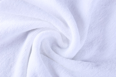 卷起来的白色毛巾纹理