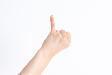 鄙视的手势 亚洲 人