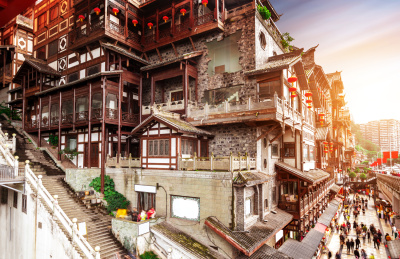 重庆洪崖洞外景