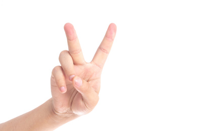 数字2的手势 数字