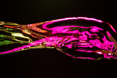 凝固的彩色喷泉