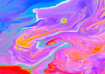 各种颜料融合流淌 个性