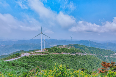 河南郑州市新密市伏羲山伏羲大峡谷三泉湖景区