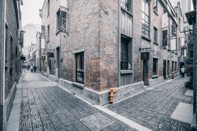 老上海石库门建筑景观