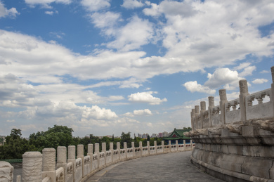   天坛祈年殿汉白玉平台