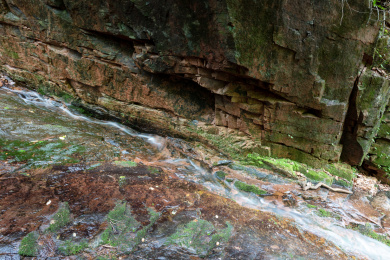 辽宁本溪桓仁枫林谷溪流风光