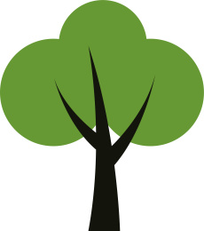 简易树矢量图标 树