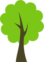 简易树矢量图标 树