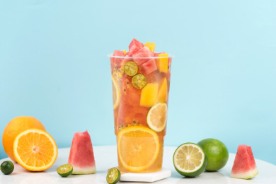 台湾火爆霸气水果茶