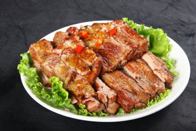 中餐美食-熏酱-烟熏排骨