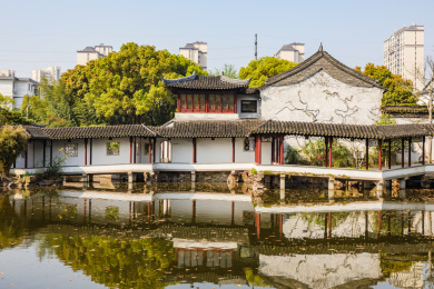 中国江苏省苏州园林太仓南园