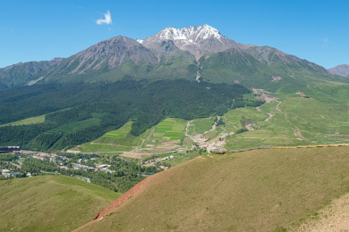 中国青海省祁连卓尔山自然风光