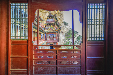 山西大同悬空寺