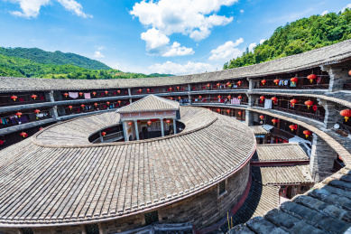 中国福建永定客家土楼振成楼