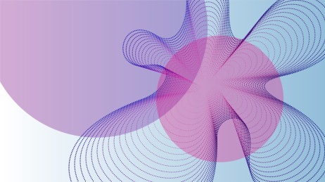 线状混合概念图形，抽象风格背景