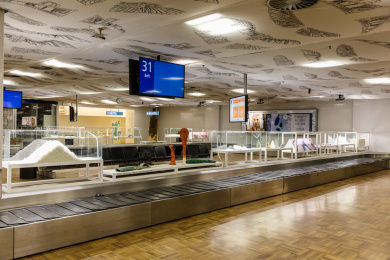 芬兰赫尔辛基万塔机场内景