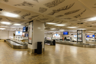 芬兰赫尔辛基万塔机场内景