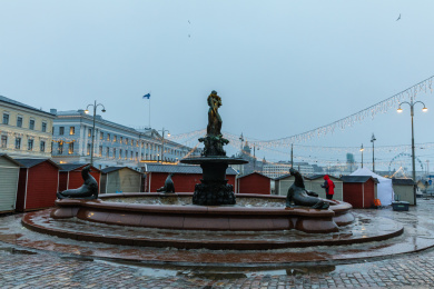 芬兰首都赫尔辛基旅游风光