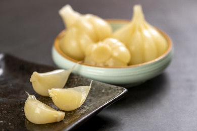 糖蒜特写