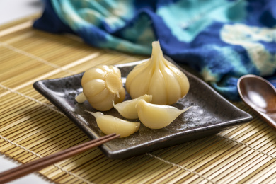 糖蒜特写