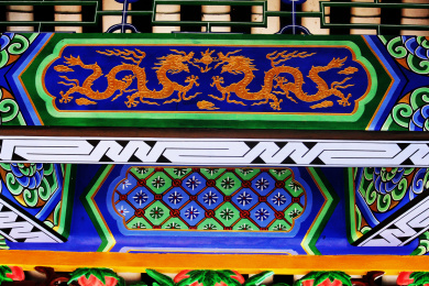 中国传统建筑中的彩绘斗拱