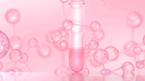 医疗分子研究的三维概念图