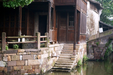 中国浙江乌镇房屋