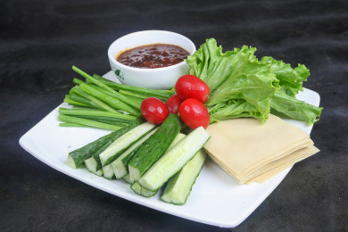 中餐美食-凉菜-时蔬蘸酱菜
