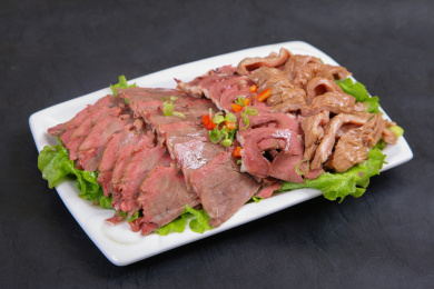 中餐美食-凉菜-驴肉拼盘