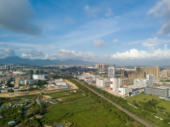 广东省惠州市仲恺高新区潼侨镇航拍风光