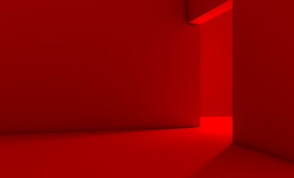 3D红色空间背景