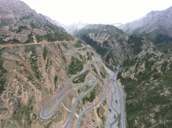 中国新疆的独库公路