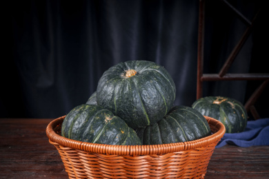 成熟的板栗南瓜