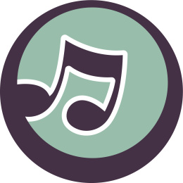 简易音乐矢量图标 音乐