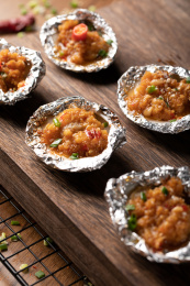 炭烤锡纸包带子螺锡纸包车螺