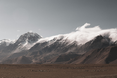 中国新疆喜马拉雅雪山群