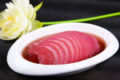 中餐美食-凉菜-红酒雪梨