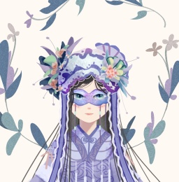森系插画女孩