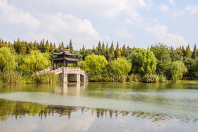 中国江苏省苏州常熟尚湖风景区