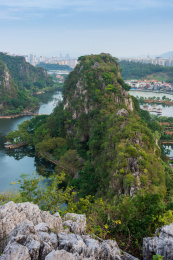 广东省肇庆市七星岩风景区自然风光