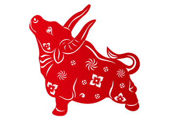 牛年剪纸牛年窗花剪纸牛