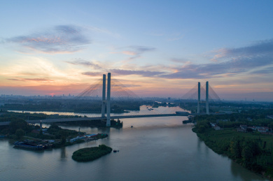 江苏省淮安市京杭大运河五河口大桥