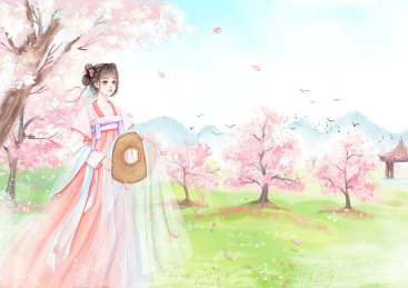 横版古风少女