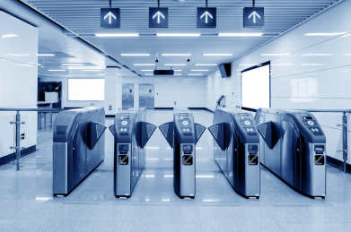 地铁站入口闸机,江西南昌